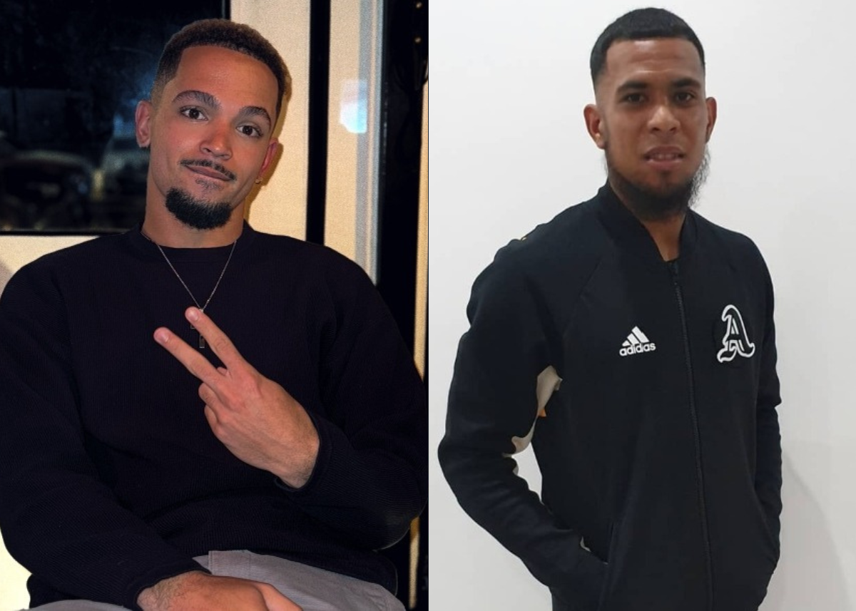 Kaizer Chiefs' Aden McCarthy and Brandon Petersen