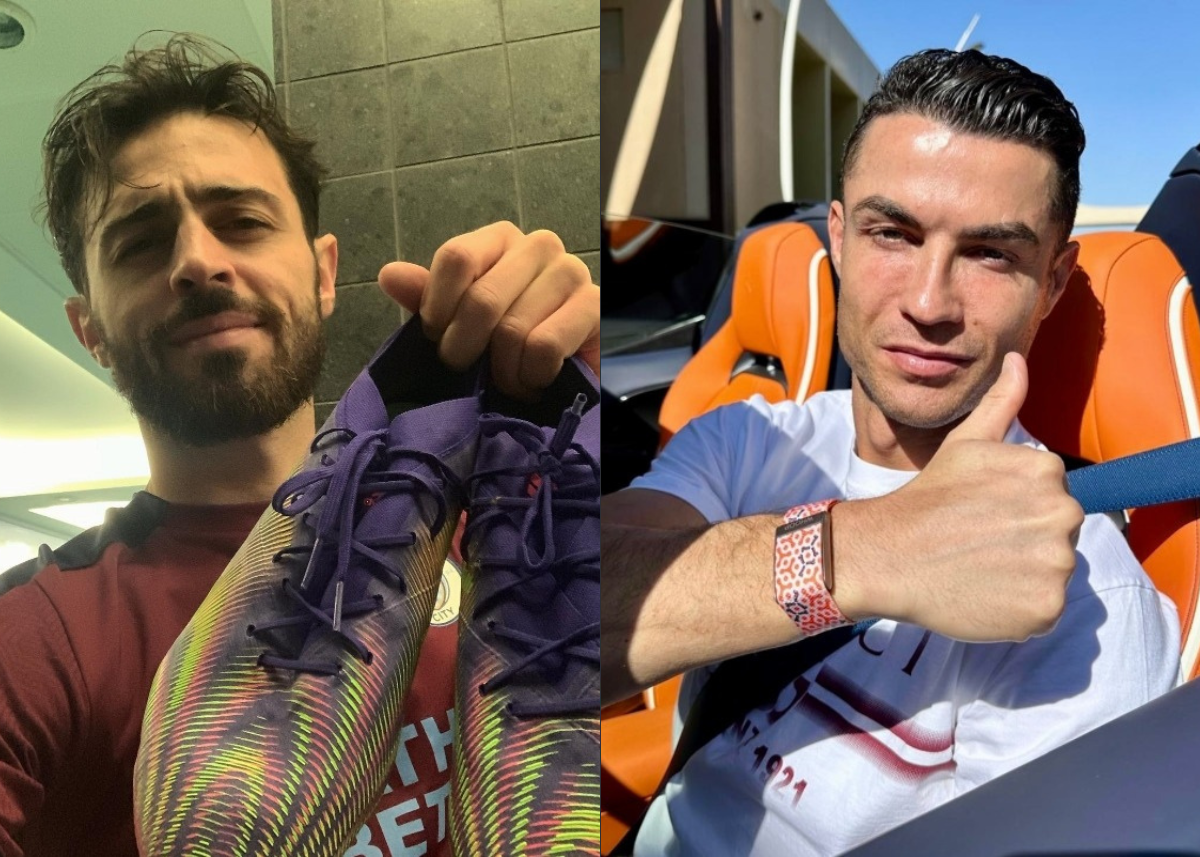 Bernardo Silva and Cristiano Ronaldo play for Portugal