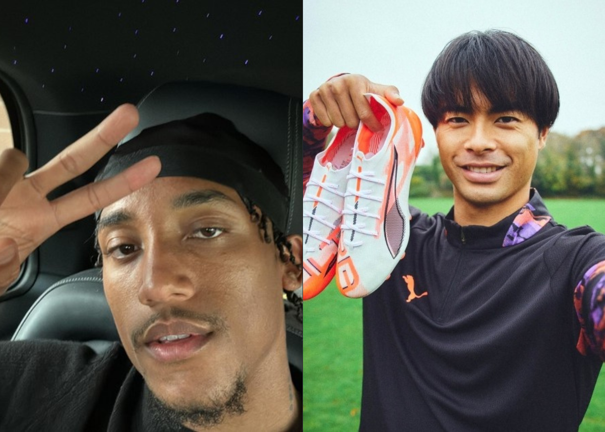 Chelsea's Joao Pedro and Kaoru Mitoma of Brighton