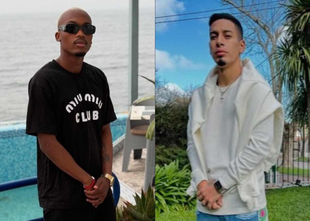 Kaizer Chiefs' Khanyisa Mayo and Gastón Sirino